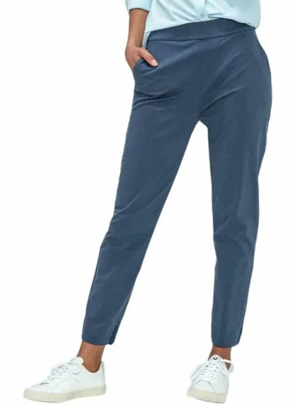 The Ministry of Supply Kinetic Pull-On Pant Blue 6 minimalist career casual